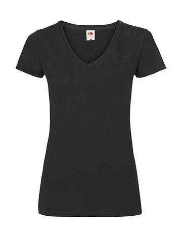 T-Shirt Ladies Valueweight scollo a V - 61-398-0 - Fruit of the loom - immagine 4