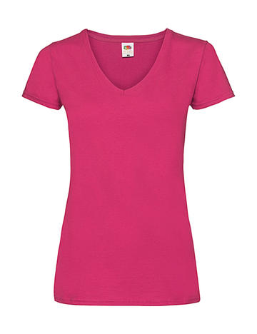 T-Shirt Ladies Valueweight scollo a V - 61-398-0 - Fruit of the loom - immagine 10