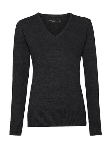 Maglione Ladies’ V-Neck Knitted Pullover – 0R710F0 – Russell