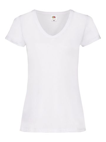 T-Shirt Ladies Valueweight V-Neck T - 613980 - Fruit of the loom - immagine 5