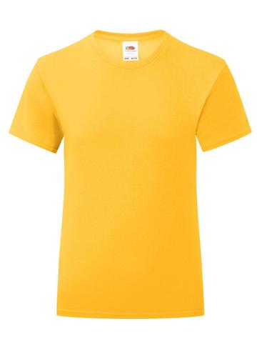 T-Shirt Iconic bambina - 61-025-0 - Fruit of the loom - immagine 5