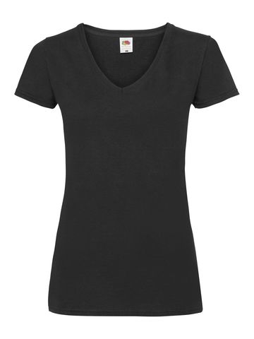 T-Shirt Ladies Valueweight V-Neck T - 613980 - Fruit of the loom - immagine 4