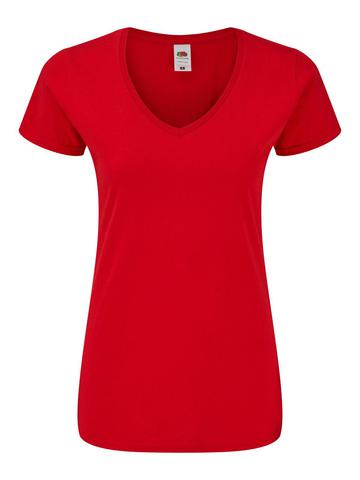 T-Shirt donna Iconic scollo a V 150 - 61-444-0 - Fruit of the loom - immagine 7