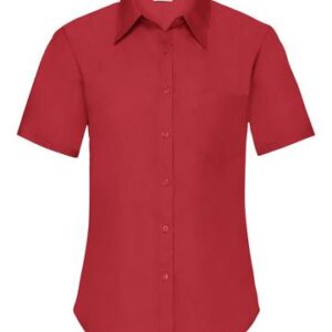 Camicia donna in popeline maniche corte - 65-014-0 - Fruit of the loom