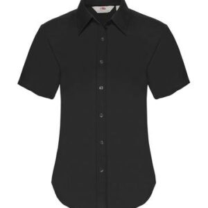 Camicia Ladies Oxford Shirt Short Sleeve - 65-000-0 - Fruit of the loom