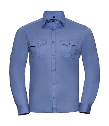 Camicia uomo maniche lunghe con risvolto - 0R918M0 - Russell - immagine 2