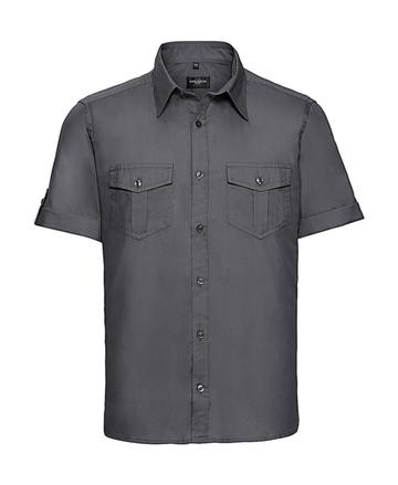 Camicia uomo maniche corte con risvolto - 0R919M0 - Russell - immagine 5