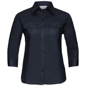 Camicia donna maniche 3/4 con risvolto - Russell