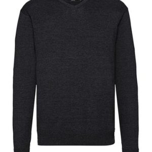 Men's V-Neck Knitted Pullover - 0R710M0 - Russell