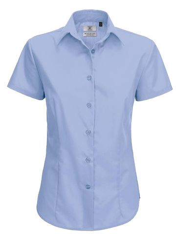 Camicia donna popeline maniche corte Smart SSL – SWP64 – B&C