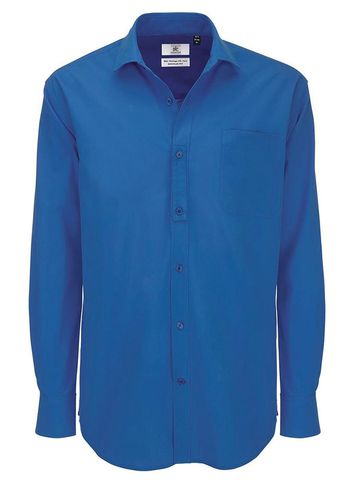 Camicia Heritage LSL/men Poplin Shirt - SMP41 - B&C - immagine 2