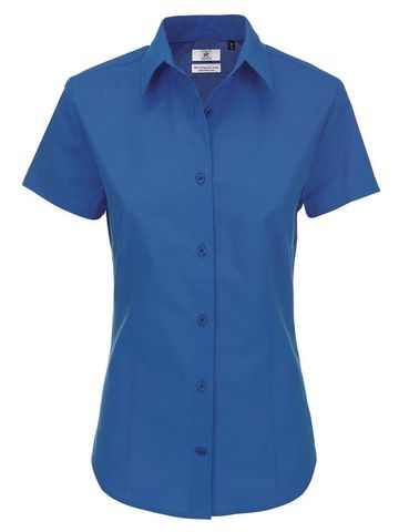 Camicia donna popeline maniche corte Heritage - SWP44 - B&C - immagine 2