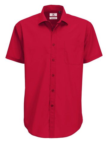 Camicia Smart SSL/men Poplin Shirt - SMP62 - B&C - immagine 2