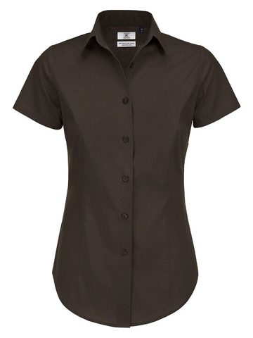 Camicia donna SSL Poplin Black Tie Elastane - SWP24 - B&C - immagine 2