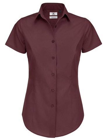 Camicia donna SSL Poplin Black Tie Elastane – SWP24 – B&C