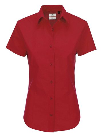 Camicia donna popeline maniche corte Heritage – SWP44 – B&C