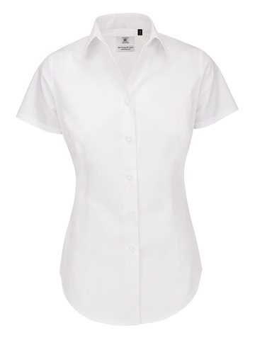 Camicia donna popeline maniche corte Heritage - SWP44 - B&C - immagine 4