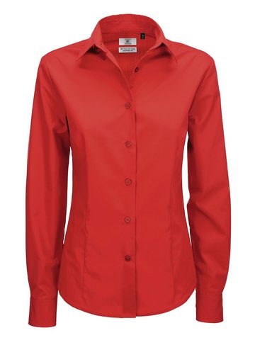 Camicia donna popeline Smart LSL/women - SWP63 - B&C - immagine 4