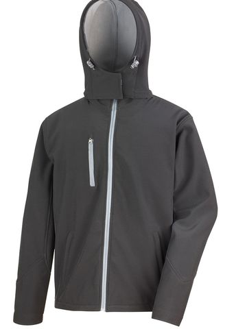 Giacca Softshell TX Performance con cappuccio - R230M - Result - immagine 4