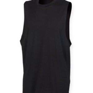 Canottiera Men's High Neck Slash Armhole Vest - SKSF232 - Skinnifit