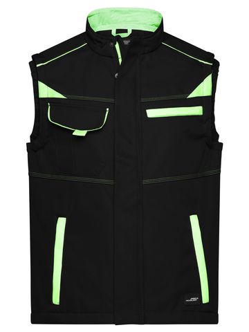 Gilet Workwear Softshell Vest-Level 2 - JN852 - James & Nicholson - immagine 4