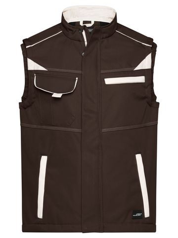 Gilet Workwear Softshell Vest-Level 2 - JN852 - James & Nicholson - immagine 5