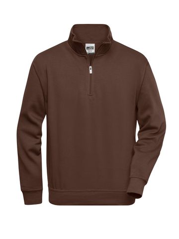 Felpa Workwear Half Zip Sweat - JN831 - James & Nicholson - immagine 11