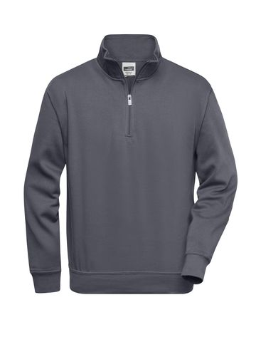 Felpa Workwear Half Zip Sweat - JN831 - James & Nicholson - immagine 6