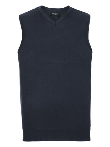 Adults' V-Neck Sleeveless Knitted Pullover - 0R716M0 - Russell - immagine 5