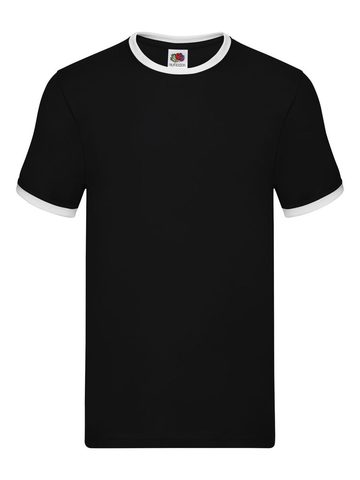 T-Shirt Ringer-T Valueweight - 61-168-0 - Fruit of the loom - immagine 4