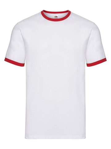 T-Shirt Ringer-T Valueweight – 61-168-0 – Fruit of the loom