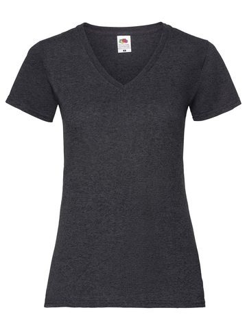 T-Shirt Ladies Valueweight V-Neck T - 613980 - Fruit of the loom - immagine 6