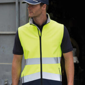 Bodywarmer Softshell Printable Safety - R451X - Result