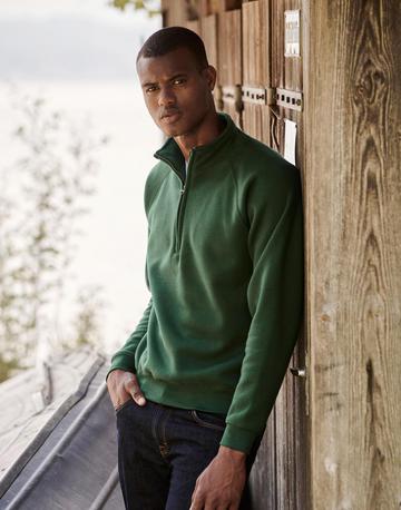 Felpa Premium Jacket ZIP NECK - 62-032-0 - Fruit of the loom - immagine 3