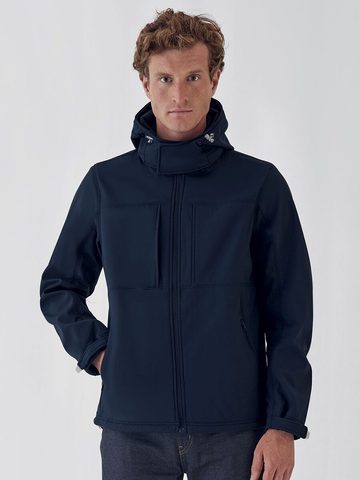 Giacca uomo Softshell Hooded Softshell/men - JM950 - B&C - immagine 3