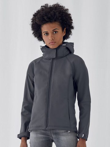 Giacca donna Hooded Softshell/women - JW937 - B&C - immagine 3