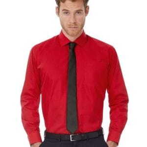 Camicia Smart LSL/men Poplin Shirt - B&C