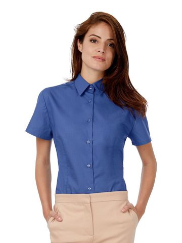 Camicia donna popeline maniche corte Heritage - SWP44 - B&C - immagine 3