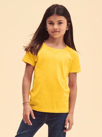 T-Shirt Iconic bambina - 61-025-0 - Fruit of the loom - immagine 2