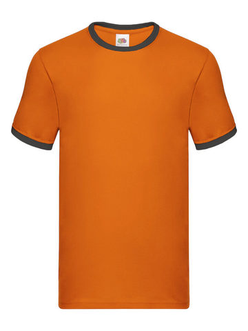 T-Shirt Ringer-T Valueweight - 61-168-0 - Fruit of the loom - immagine 6