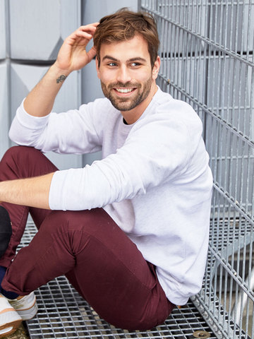 Felpa Basic Sweat Man - 794 - James & Nicholson - immagine 3