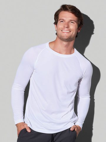 T-Shirt Active Sport-T raglan manica lunga - ST8420 - Stedman - immagine 2