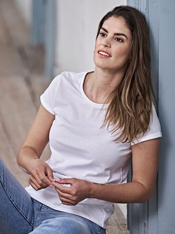 T-Shirt Ladies Roll-Up Tee - 5063 - Tee Jays - immagine 3