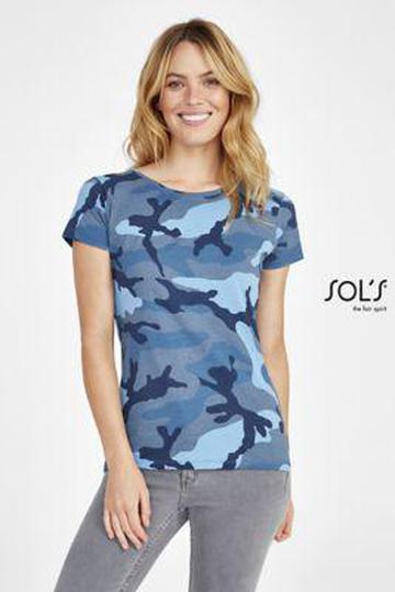 T-Shirt CAMO WOMEN – 01187 – Sol’s