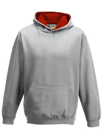 Felpa Sweat Hoody bicolore – JH003J – Awdis Just Hood