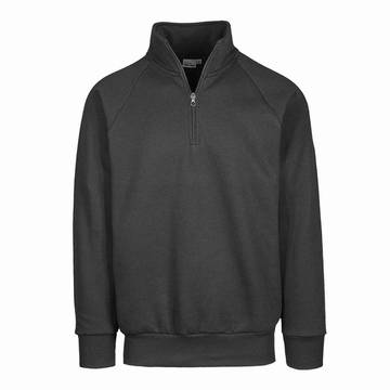 Felpa ecosostenibile collo zip – IT503E – Vesti