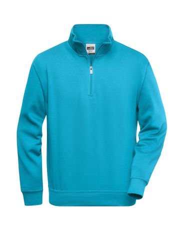 Felpa Workwear Half Zip Sweat - JN831 - James & Nicholson - immagine 9