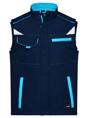 Gilet Workwear Softshell Vest-Level 2 - JN852 - James & Nicholson - immagine 2