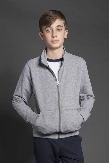 Felpa Jacket bambino in felpa french terry – IT0332 – Vesti