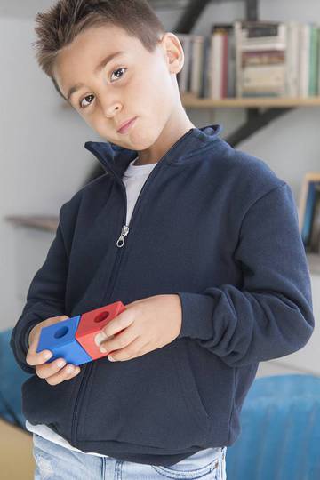 Felpa Jacket bambino in felpa french terry 100% cotone – IT052 – Vesti